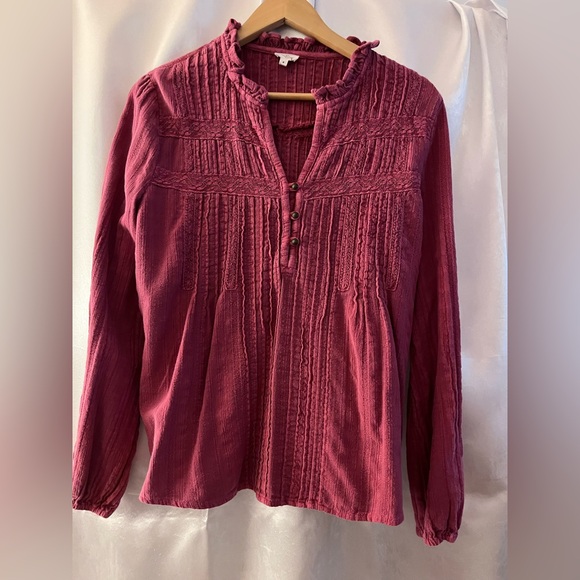 Anthropologie Petra Textured Blouse - Picture 3 of 12